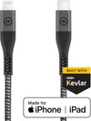 BlueBuilt USB-C to Lightning Cable 1.5m Kevlar Black