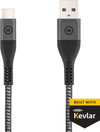 BlueBuilt USB-A-auf-USB-C-Kabel 1,5 m Kevlar® Schwarz