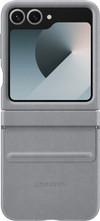 Samsung Galaxy Z Flip 6 Back Cover Artificial Leather Gray