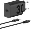 Motorola Power Delivery Charger 30W Black + USB-C Cable 1m Black Plastic