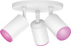 Philips Hue Fugato Aufbauspot White & Color - Weiß - 3 Spots