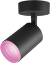 Philips Hue Fugato Mounted Spot Light White and Color - Black - 1-spot