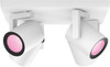 Philips Hue Argenta Aufbauspot White & Color - Weiß - 4 Spots
