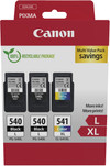 Canon PG540L x2/CL541 XL Cartridges Combo Pack