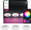 Philips Hue Xamento Bathroom Recessed Spot Light White and Color White 3-pack