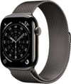Apple Watch Series 11 5G 46 mm Titan Schiefer Milanaise Armband S/M