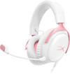 HyperX Cloud III Wired Gaming Headset - White/Pink (PC, PS5, Xbox Series X|S)