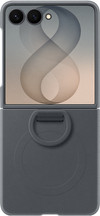 Samsung Galaxy Z Flip8 Backcover aus Silikon mit Magnet Schwarz