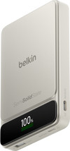 Belkin Powerbank 10.000 mAh mit Schnellladefunktion 45 Watt Beige