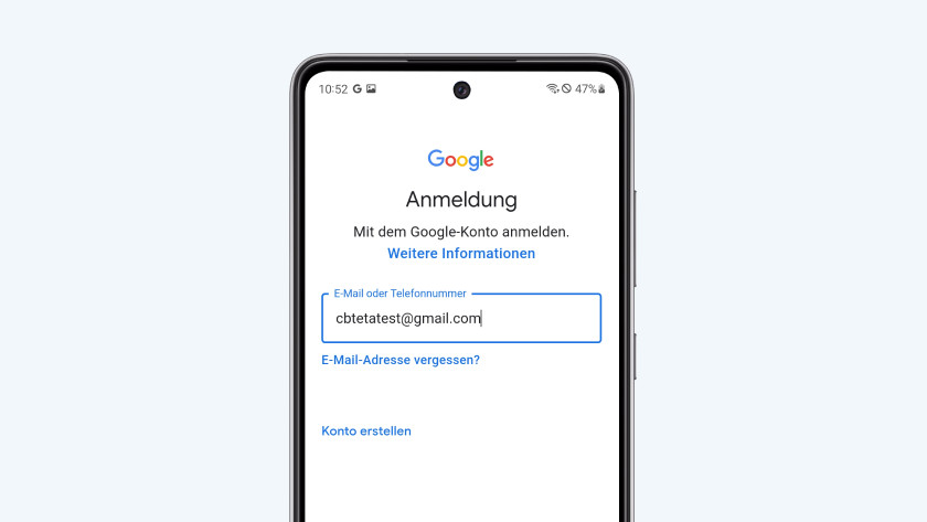 Google-Anmeldung