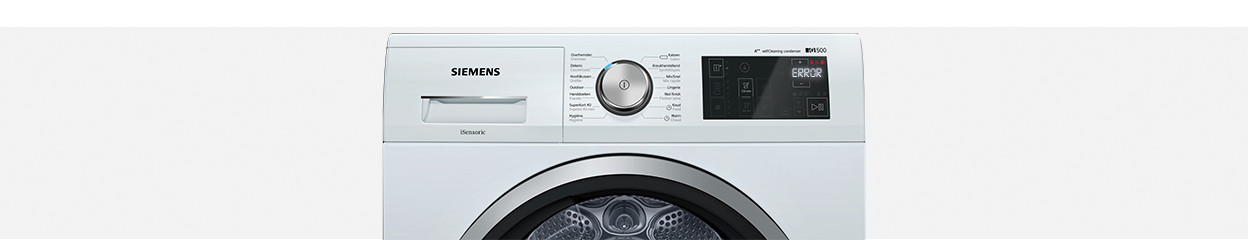 Wie behebe ich selbst eine Störung an einem Siemens Trockner?