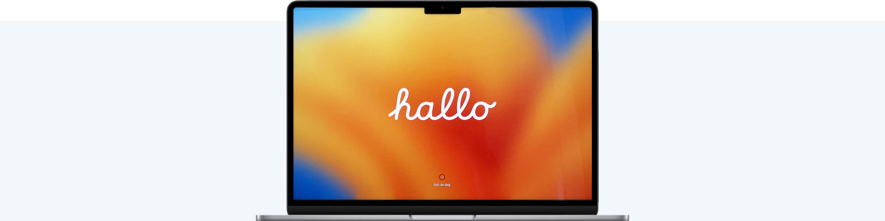 How do you set up your Apple MacBook?