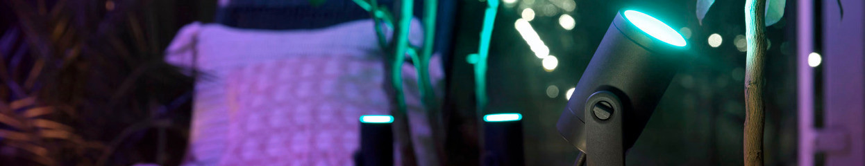 Wie wähle ich Philips Hue Außenbeleuchtung aus?