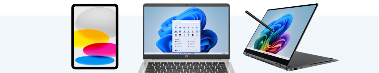 Tablet, Laptop und 2-in-1-Laptop im Vergleich