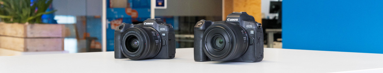 Canon EOS R8 und Canon EOS R im Vergleich