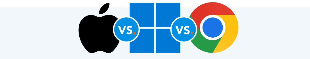 macOS, Windows und ChromeOS im Vergleich