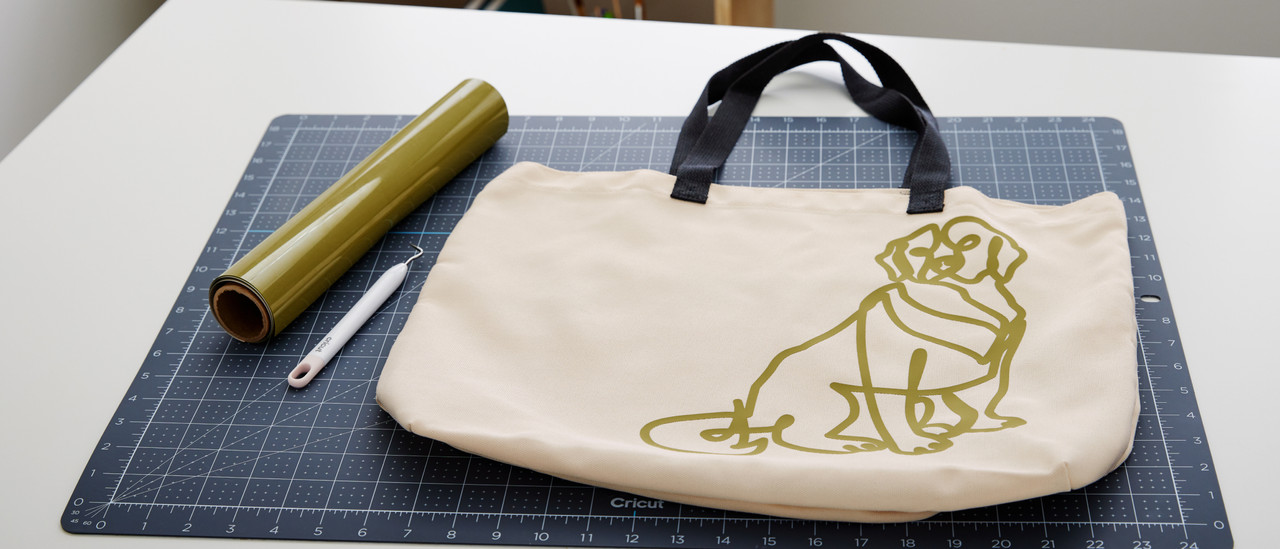 Bedrucke eine Stofftasche