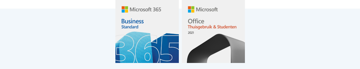 The various Microsoft Office business versions