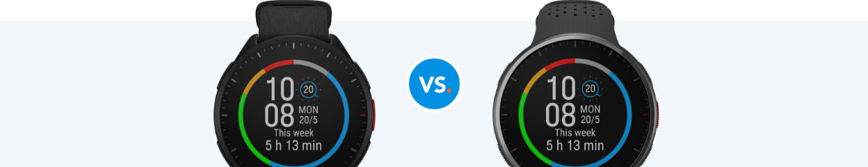 Compare the Polar Pacer Pro to the Polar Pacer