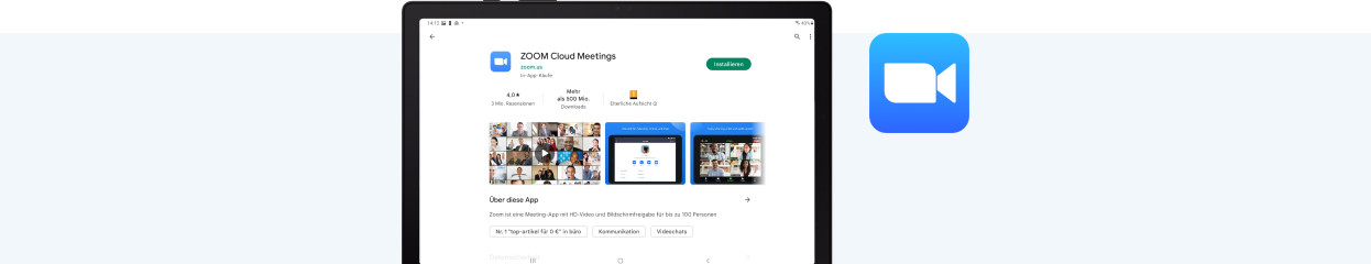 Wie funktioniert Zoom auf deinem Android Tablet?