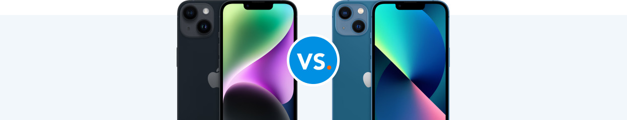 Apple iPhone 14 (Plus) und Apple iPhone 13 (mini) im Vergleich