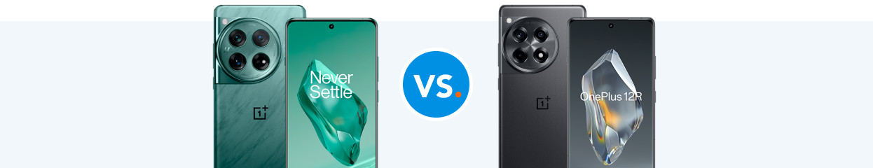 Compare the OnePlus 12 to the OnePlus 12R