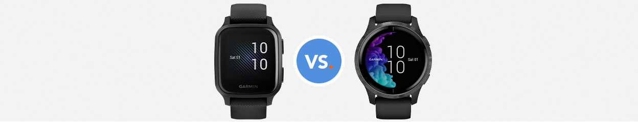 Garmin Venu Sq mit Garmin Venu im Vergleich
