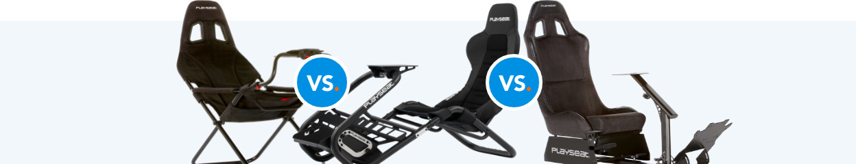 Playseat Challenge, Evolution und Trophäe im Vergleich