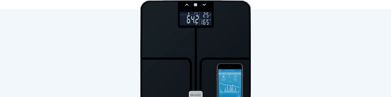 How do you set up a second user on your Medisana scale?