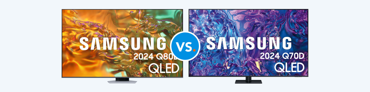 Samsung Q80D und Q70D Fernseher im Vergleich 