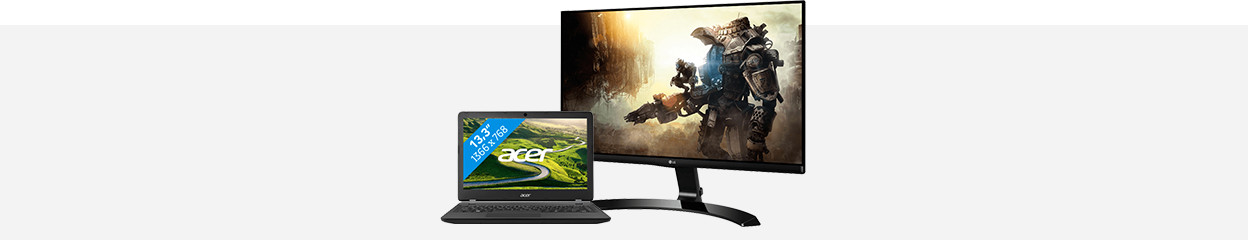 How do you connect a laptop to a monitor?