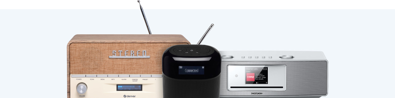 Wie wähle ich ein Radio aus?