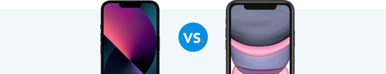 Apple iPhone 13 und Apple iPhone 11 im Vergleich