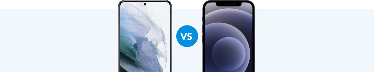 Compare the Samsung Galaxy S21 to the Apple iPhone 12
