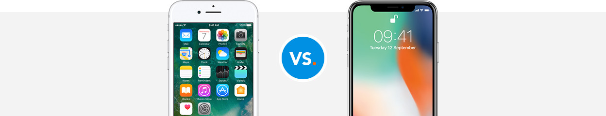 Apple iPhone 7 und Apple iPhone X im Vergleich