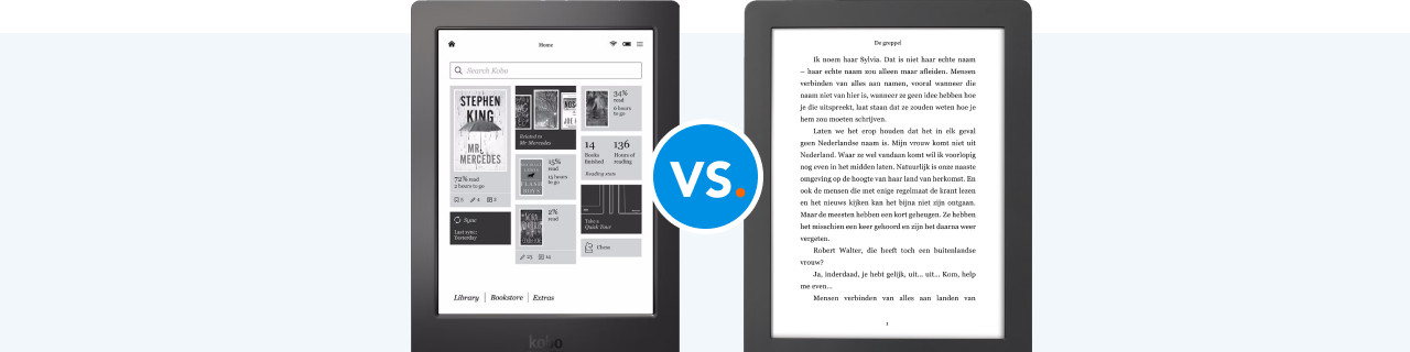 Compare the old and new Kobo H2O