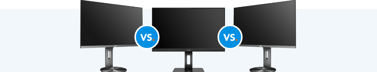 AOC 24P1, Q24P2Q und U2790PQU im Vergleich