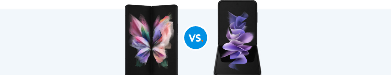 Compare the Samsung Galaxy Z Fold 3 to the Z Flip 3