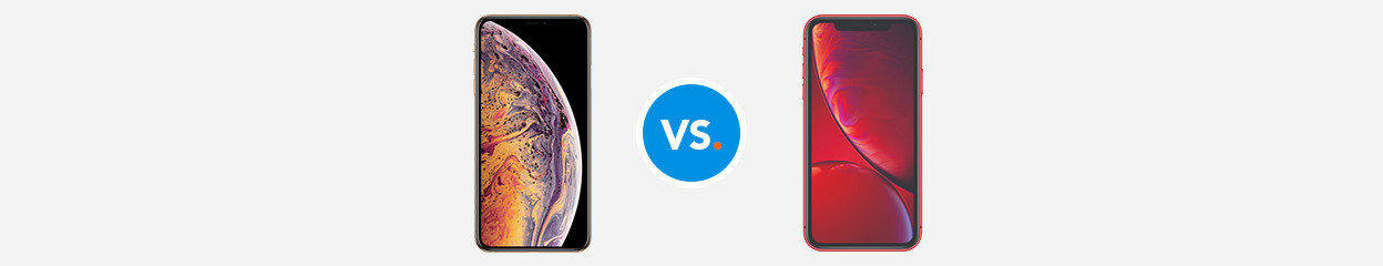 Compare the Apple iPhone Xs (Max) to the iPhone Xr
