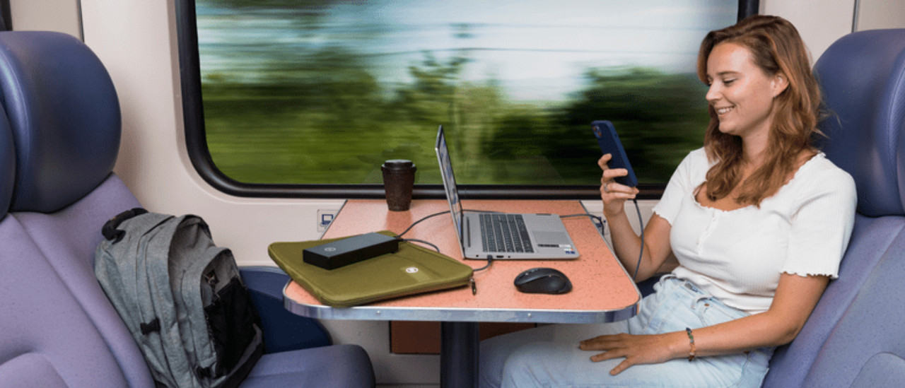 In der Bahn