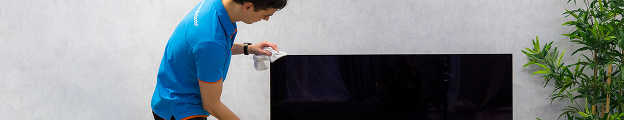 How do you clean your TV?