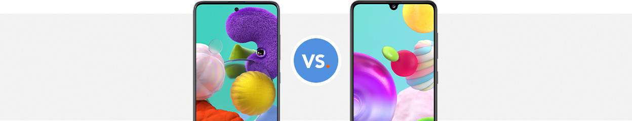 Compare the Samsung Galaxy A51 to the A41