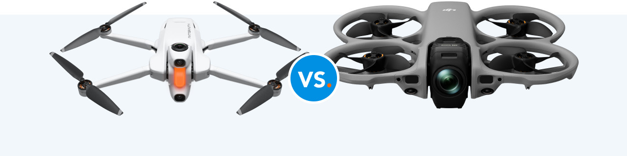DJI Avata 360 und Antigravity A1 im Vergleich