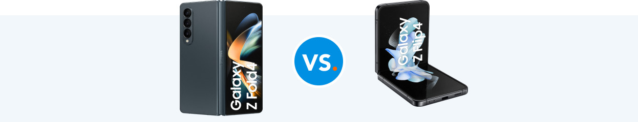 Samsung Galaxy Z Fold4 und Flip4 im Vergleich