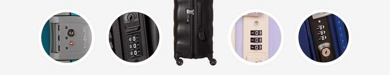 How do you set the TSA lock of your suitcase?