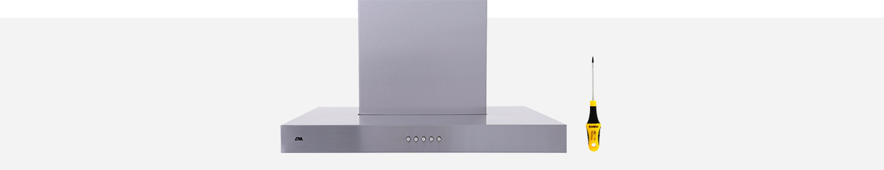 How do you replace the parts of a range hood?