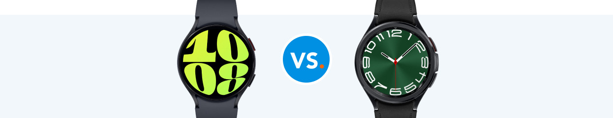 Samsung Galaxy Watch6 und Watch6 Classic im Vergleich