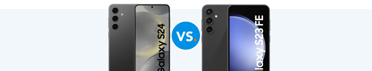 Compare the Samsung Galaxy S24 to the S23 FE