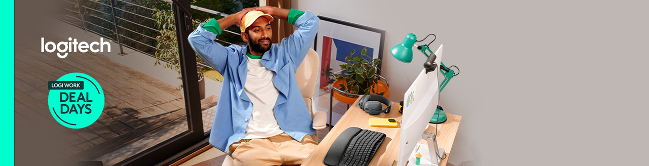 Ergattere während der LogiWork Days dein neues Logitech Zubehör