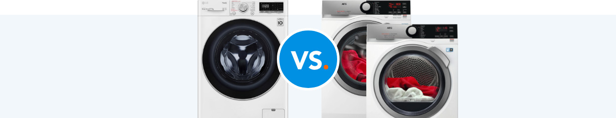 Was ist der Unterschied zwischen einem Waschtrockner und einem Set von Einzelgeräten?